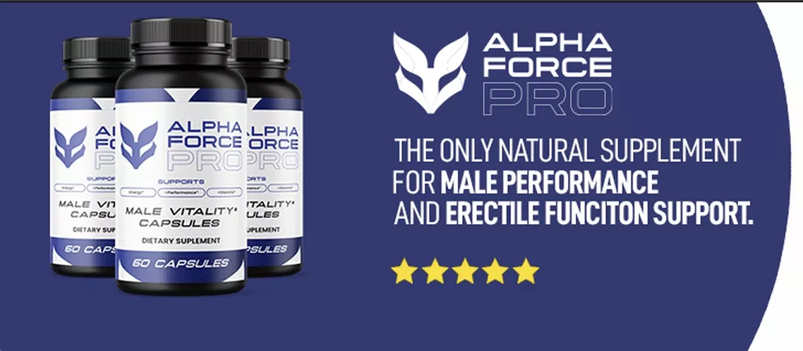 Alpha Force Pro Natural Male Vitality Supplement